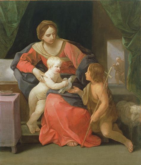 The Virgin and Child with St John the Baptist - Uma Explosão de Cor e Devoção em Tinta